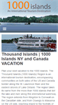 Mobile Screenshot of 1000islands.com